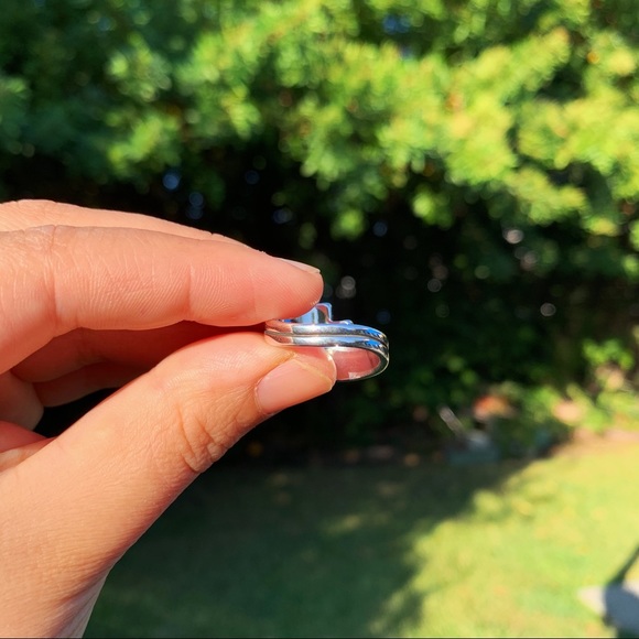 stacked silver ring 💓 - Picture 8 of 9